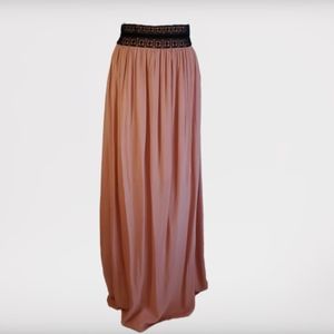 Anthroplogie Carapace Boho Festival Maxi Skirt